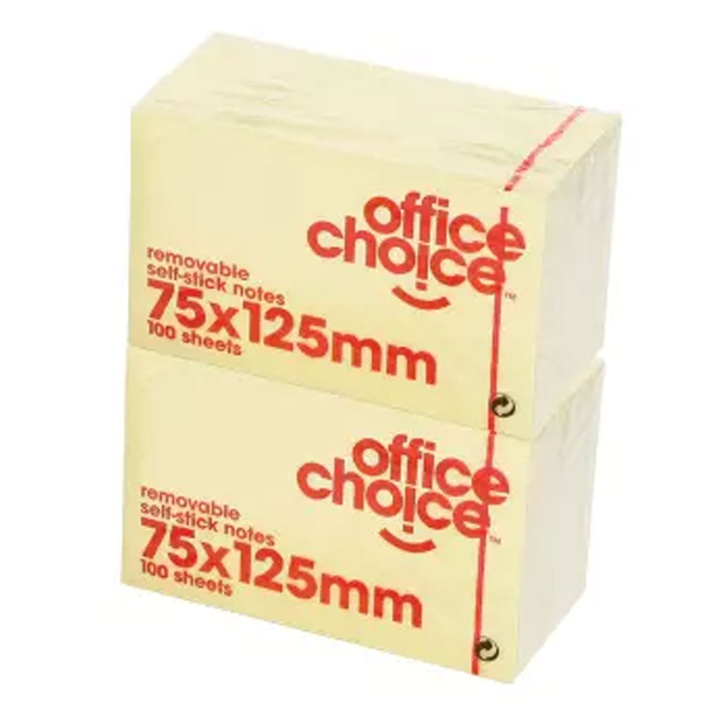 12piece Office Choice Sticky Note Pad - 100 sheets