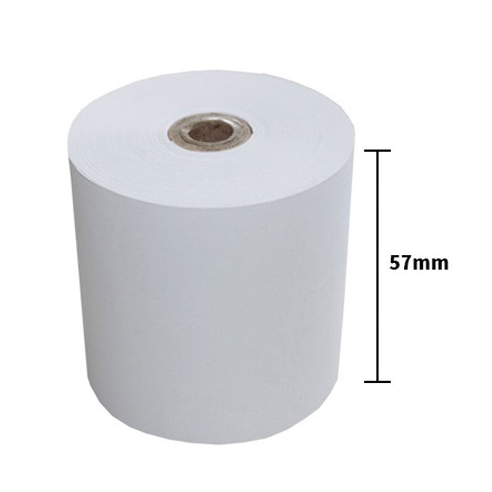 Pack Of 6 - Pos Thermal Printer Roll 57Mm X 20 Meter - White