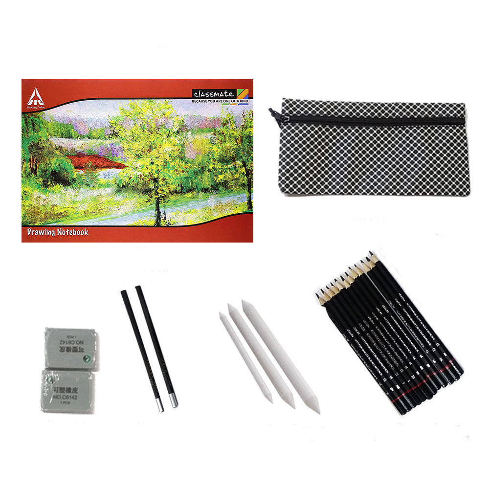 21 Pcs Artist Sketching Set