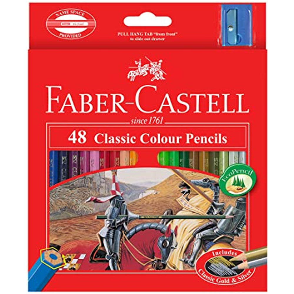Faber-Castell Classic Colour Pencils - 48Pcs