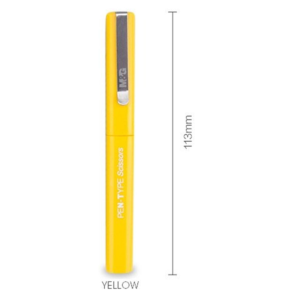 Pen Type Pocket Scissor - Yellow
