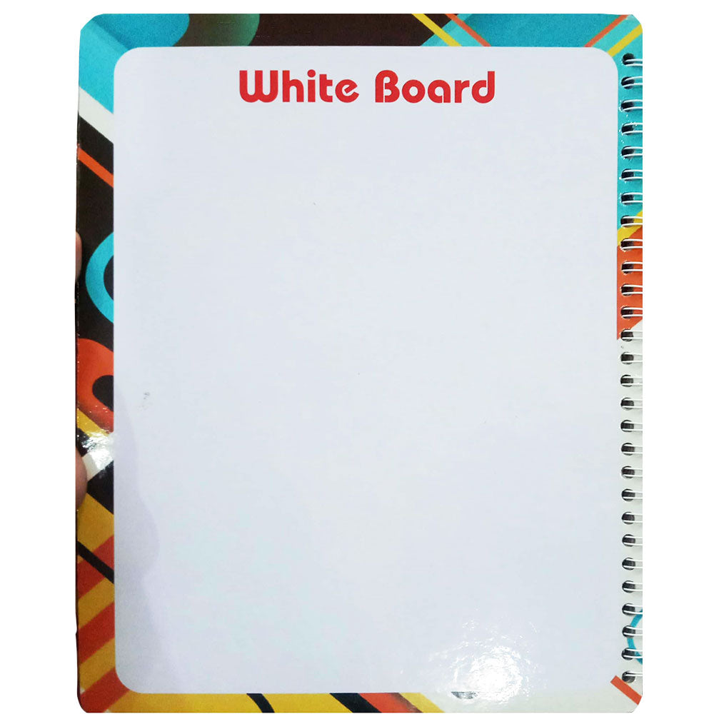 Write And Erase 3 In 1 Alphabets, Numbers & Urdu Magic Whiteboard Wipe And Clean Writing Easy To Remove And Again Write With Marker & Duster