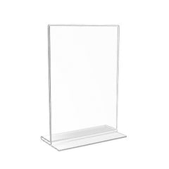 Straight A4 Display Stand Brochure Flyer Holder A4 Acrylic Leaflet Dispenser Display Stand L-Type