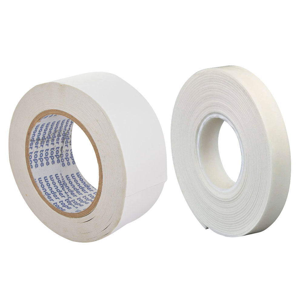 Pack Of 2 - Double Sided Tissue And Double Sided Foam Tape 1 Inch Both