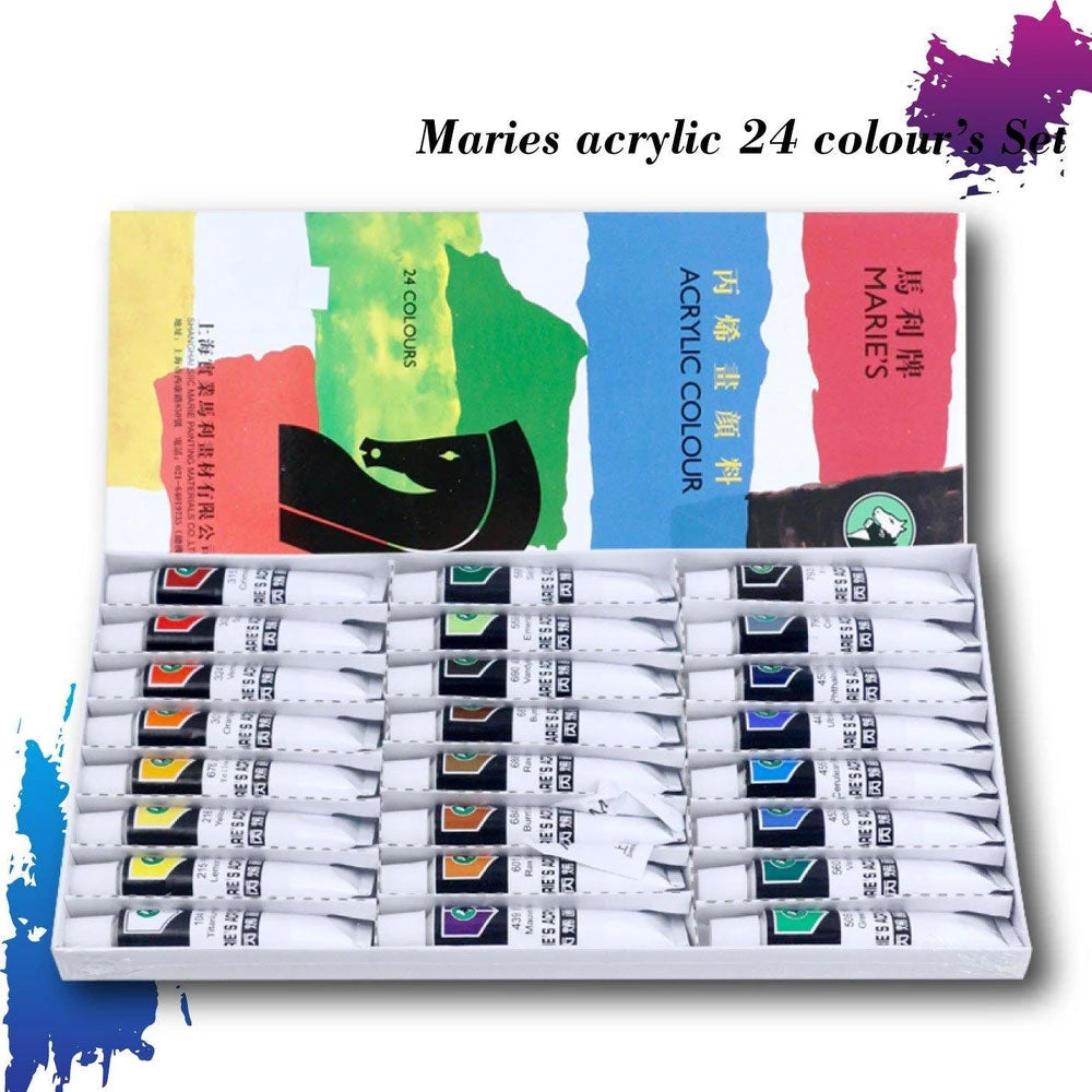 Marie'S Acrylic Color - Pack Of 24