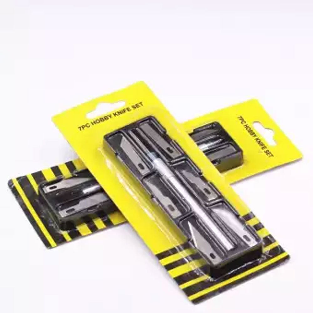 7pcs Pen Cutter Precision Knives Set For Crafts Art Cutting