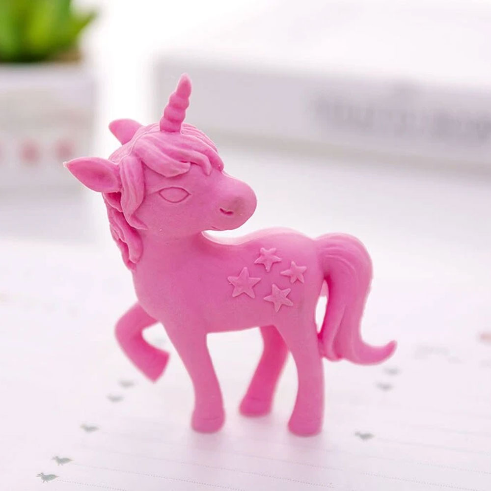 Creative Animal Unicorn Eraser Yz1607 - Pink