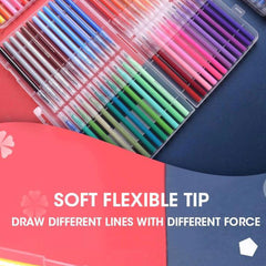 M&G Signme Pack Of 24 Dual Tip Watercolor Brush Markers