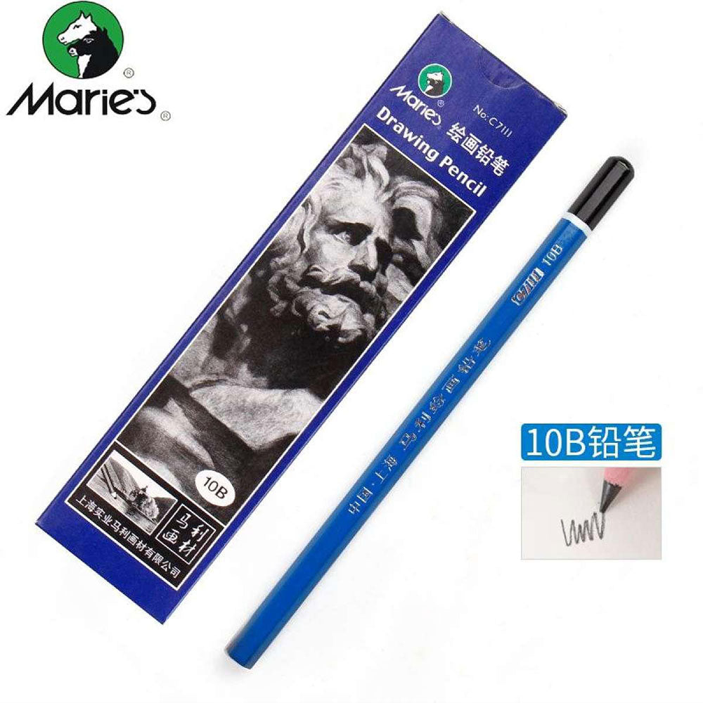 Maries Pack Of 6 Drawing Pencils -10B