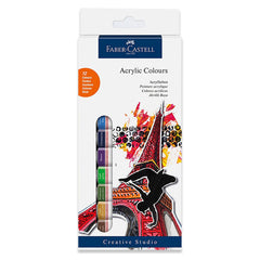 Faber-Castell Acrylic Colours set of 12