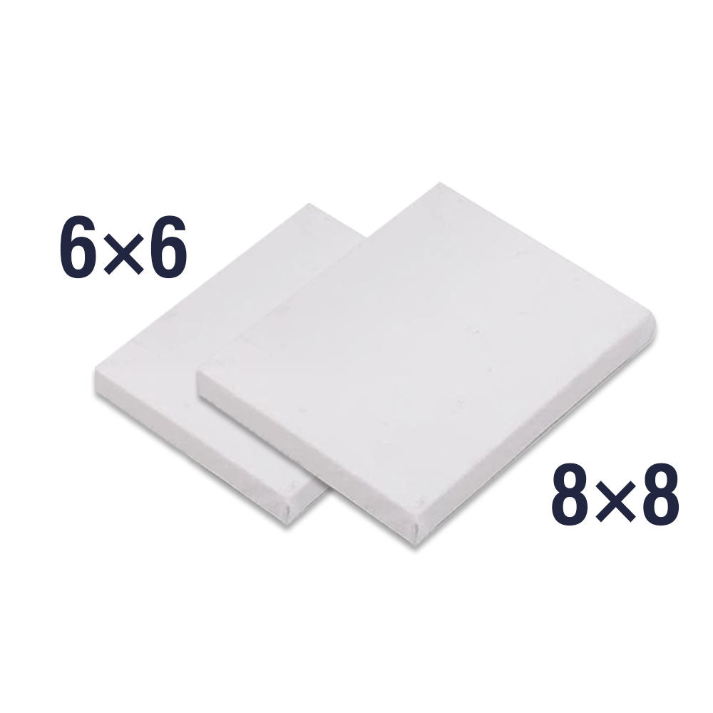 1 Pc Prime Coated White Canvas - Size 4x4 Inch – Karachi Stationers