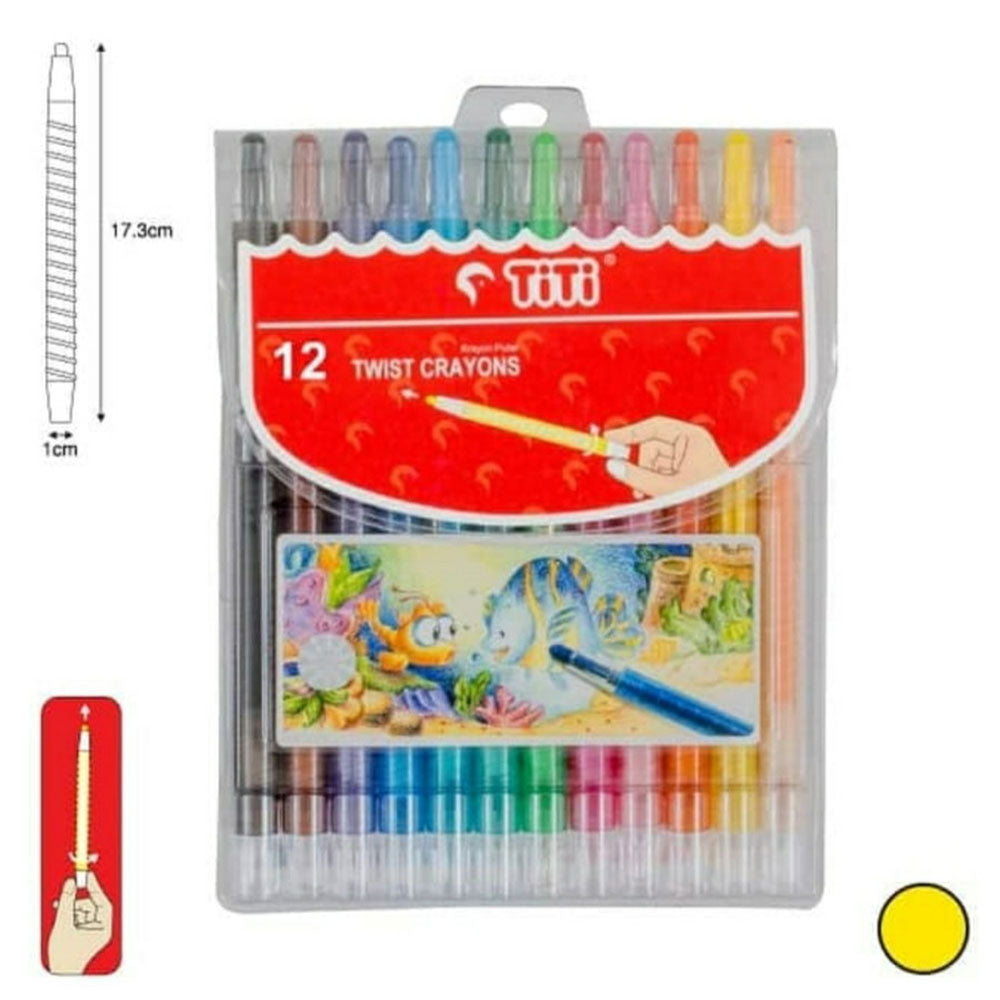 Titi Twist Crayons Pack Of 12