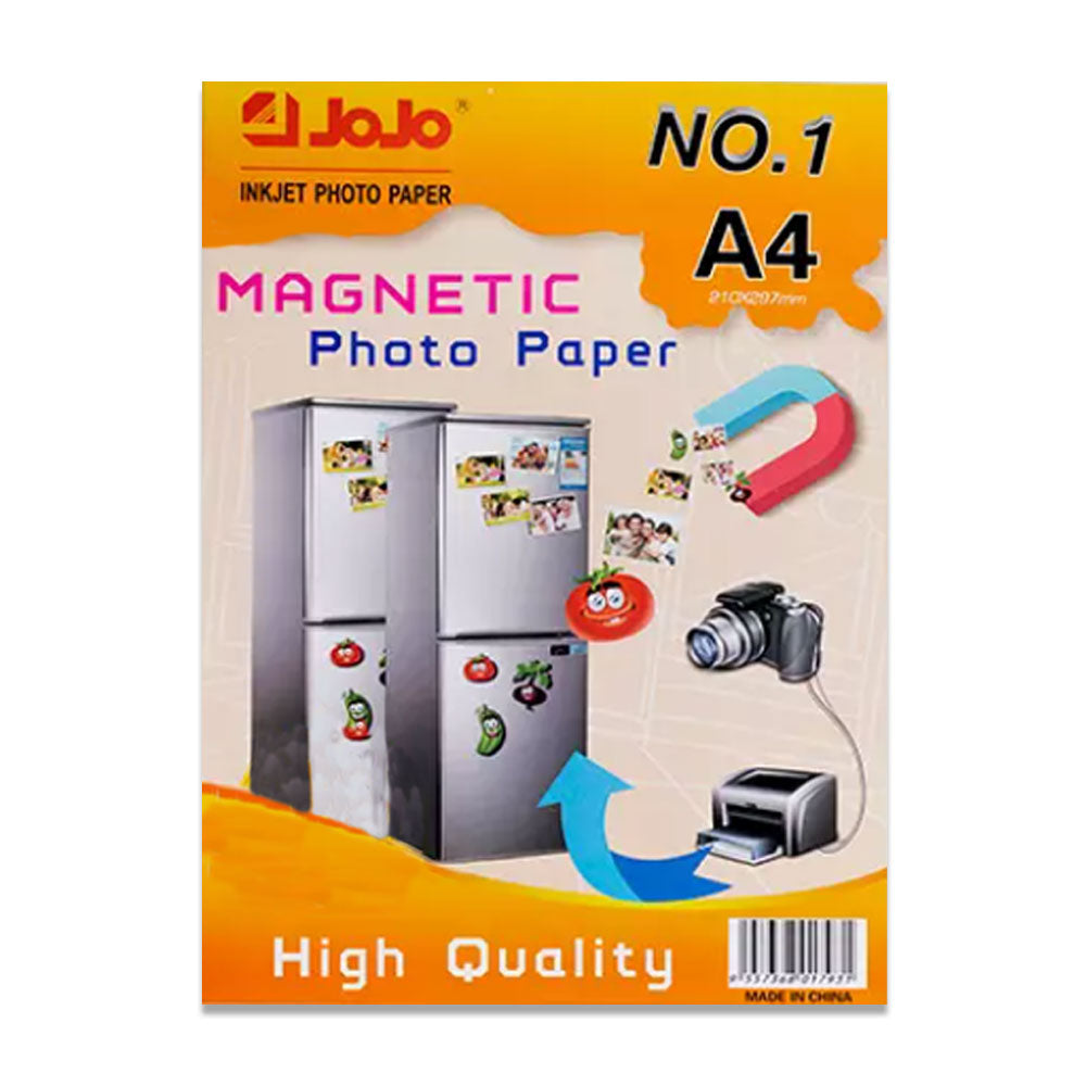 5 Sheets - A4 size Magnetic Glossy Photo Paper 640 Grams Magnetic Printer Paper, Ink Jet Glossy Photo Paper A4 Soft Flexible magnet Sheet