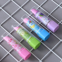 6 Pcs Lipstick Shape Eraser.