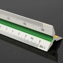 Triangular Architect Scale Ruler (MM Measurement) Color Coded Grooves Architectural Scale