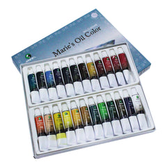 Set of 24pcs - Marie's Oil Paints Tubes 12ml each tube