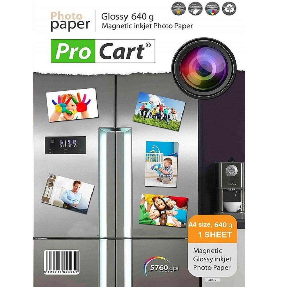 A4 Size Magnetic Glossy Photo Paper 640 Grams