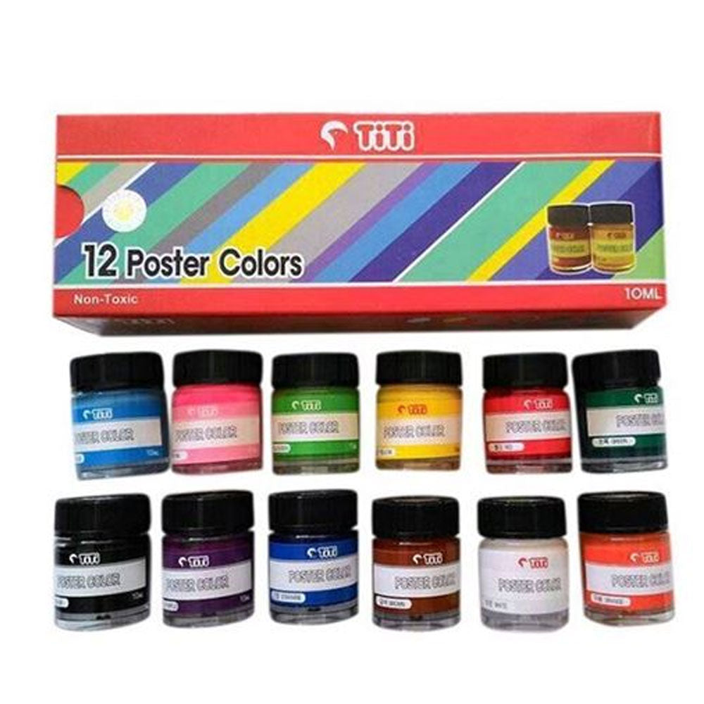 Titi Poster Colours Pack Of 12