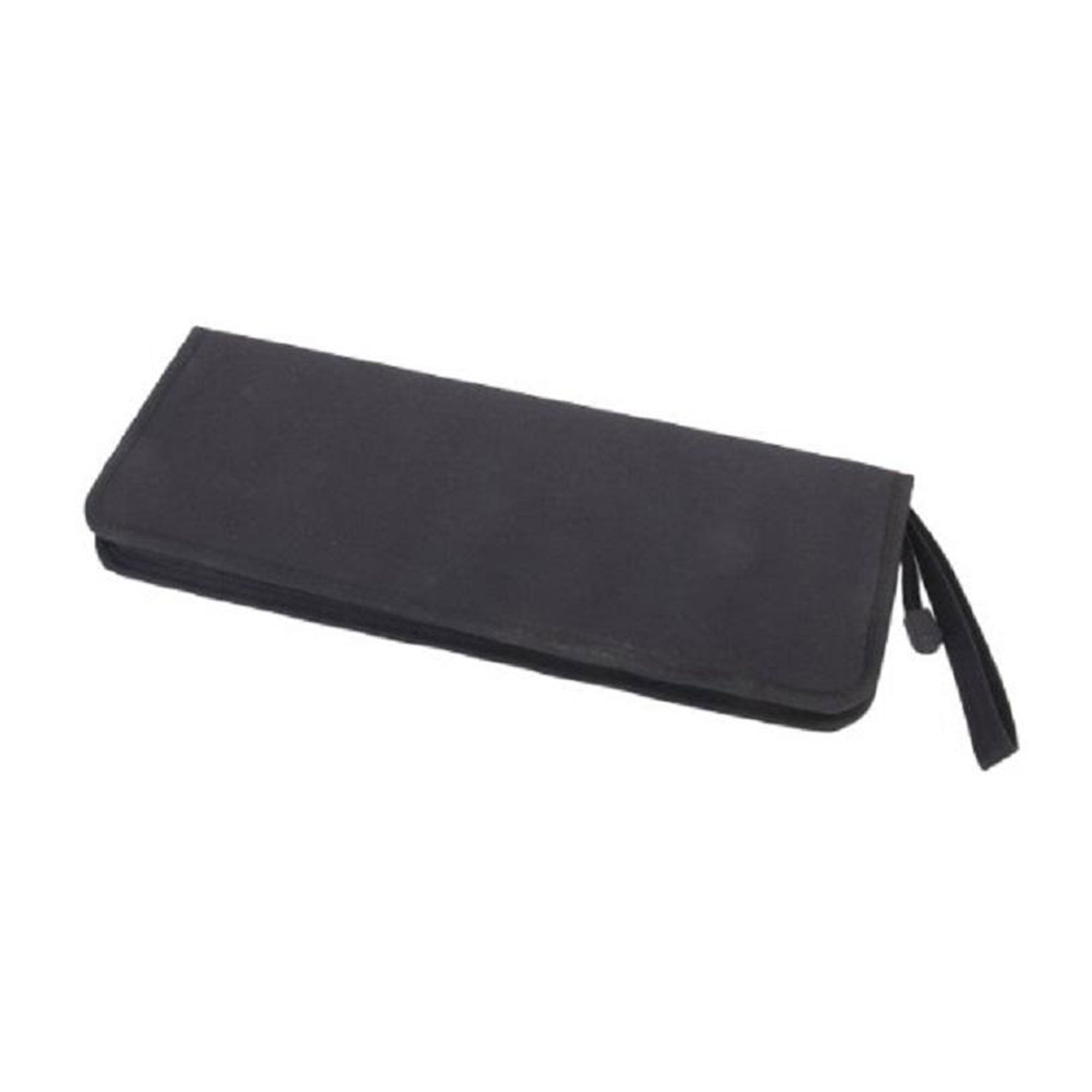Black Folding Oxford Cloth Zipper Artist Brush Holder Bag Case Pouch