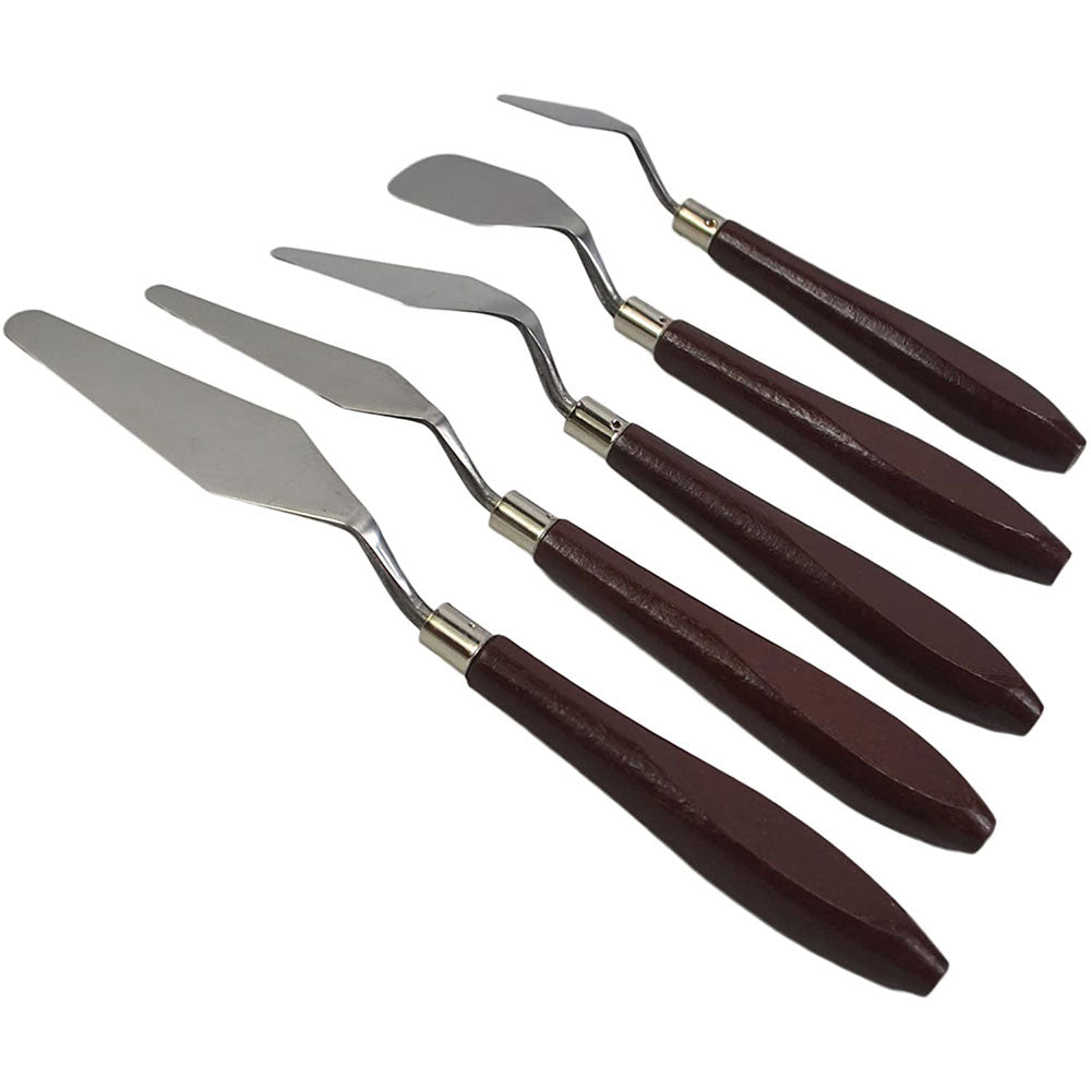 Stainless Steel Knives Oil Painting For Artist - 5 Pcs