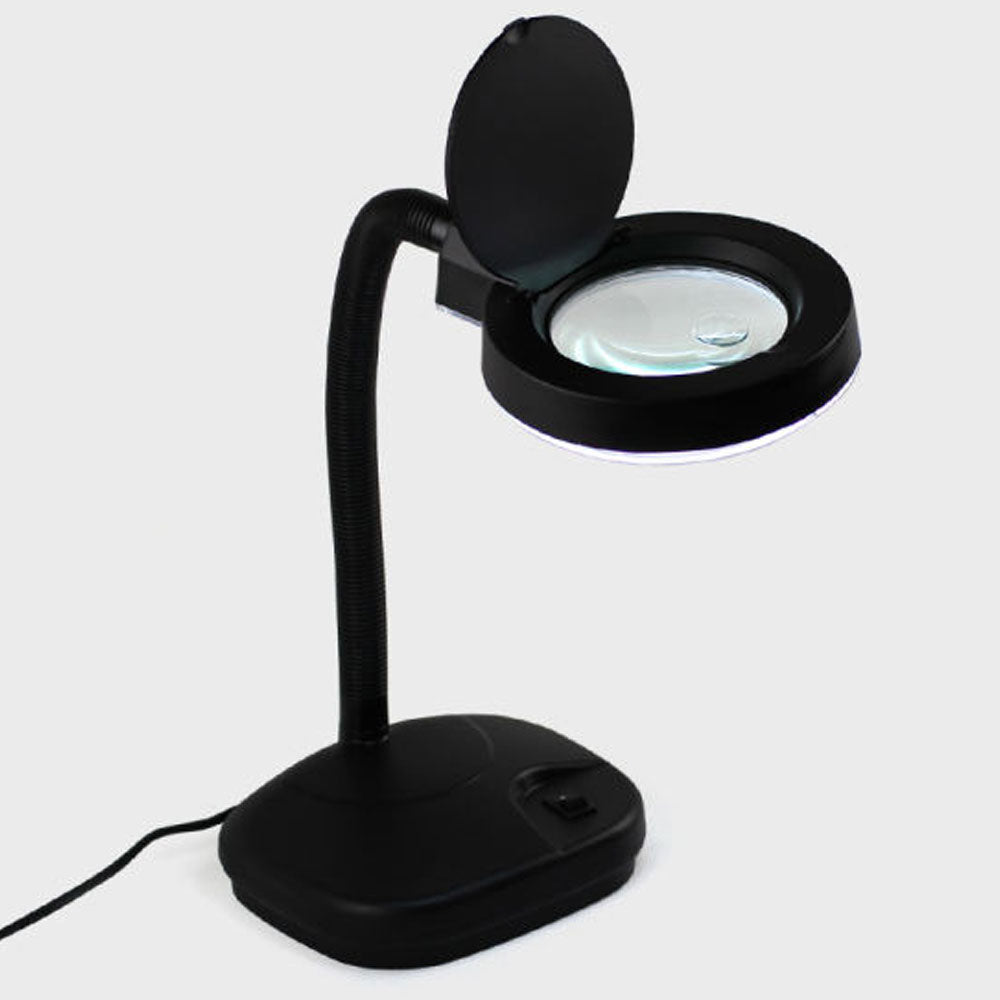 Reading Lamp, Illumination Magnifier Magnifying Glass With 5X And 10X Zoom