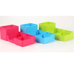 3160 - Multi Functional Pen Stand Stationery Holder Organizer - Blue