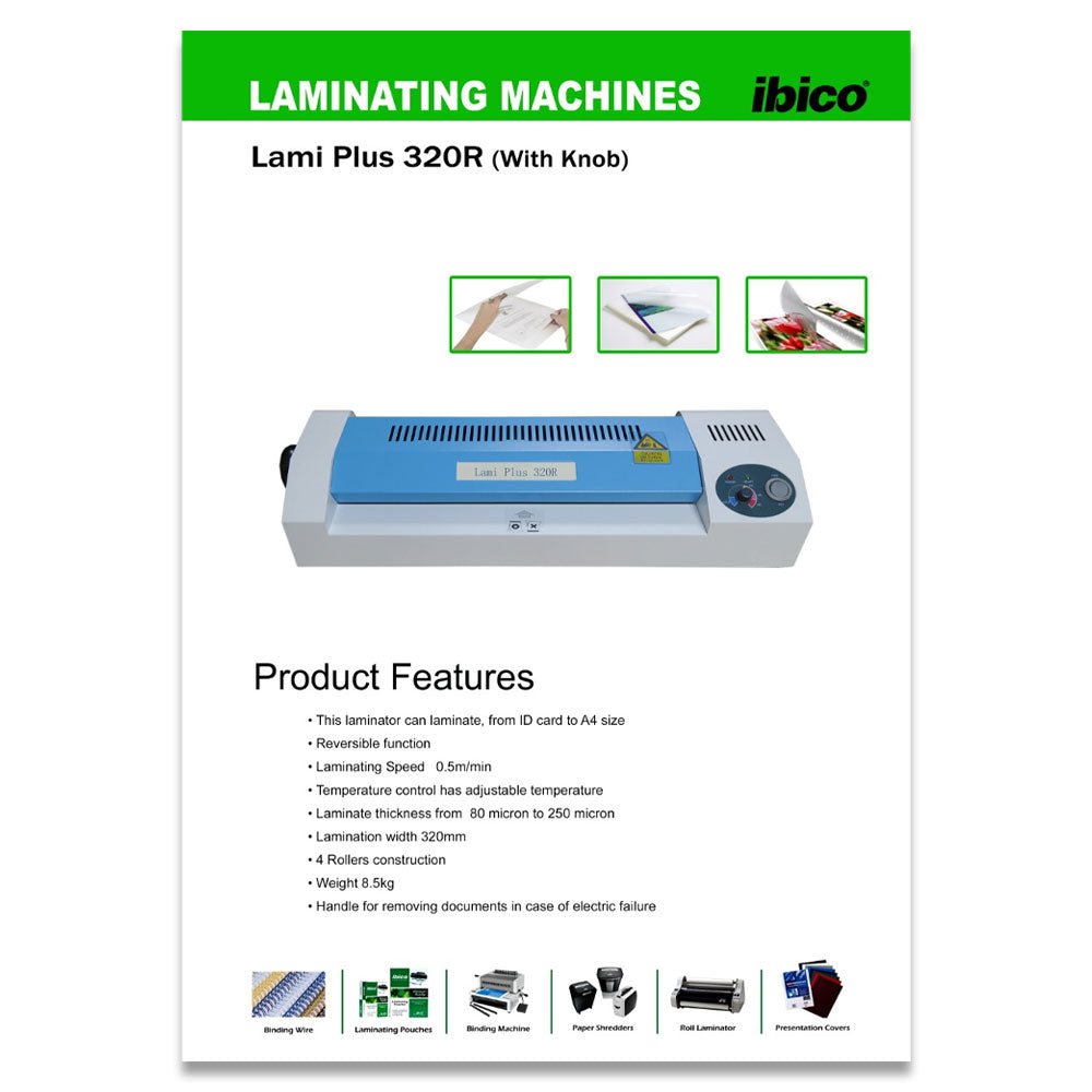Lami 320R A3 Size Lamnator Lamination Machine - Metal Body
