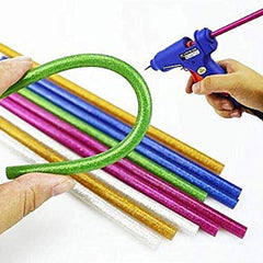 12Pcs For Small Machine 7Mm Thick Glue Gun_Glitter Sticks