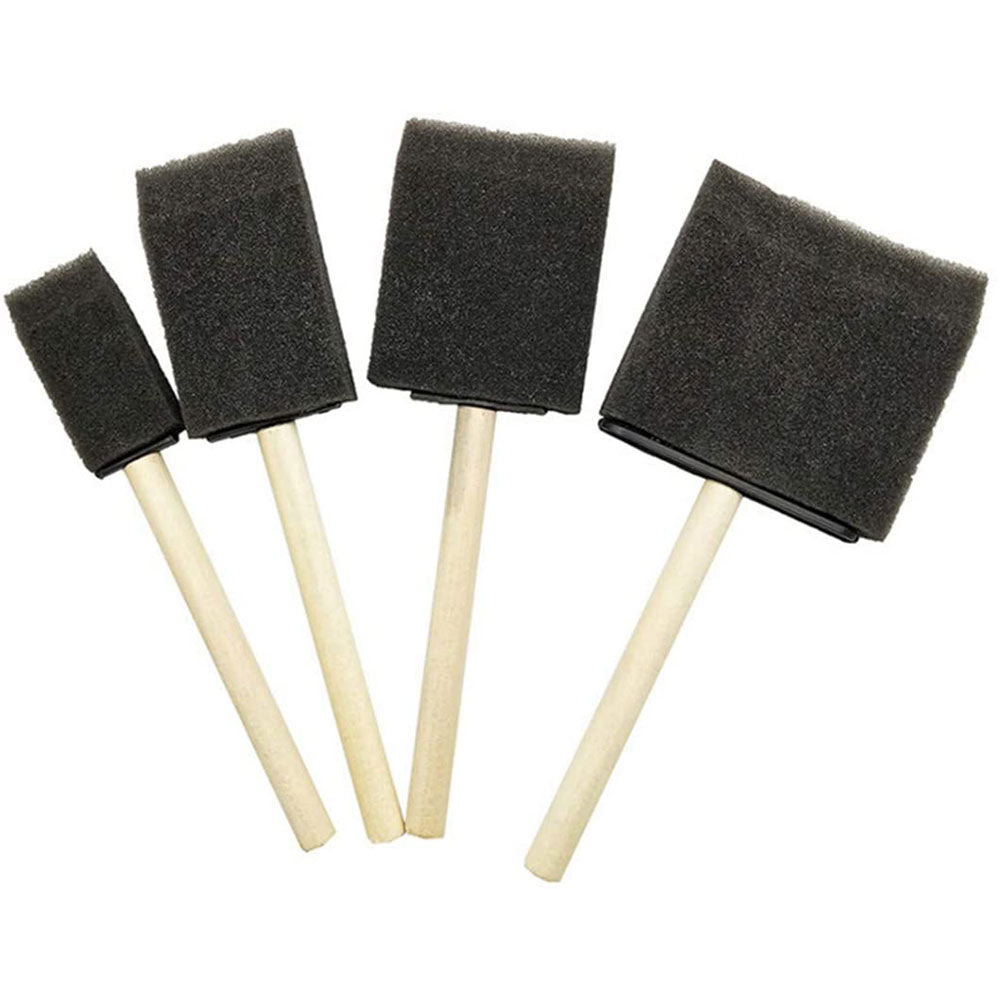 4Pcs Set Foam Sponge Brush For Art Painting