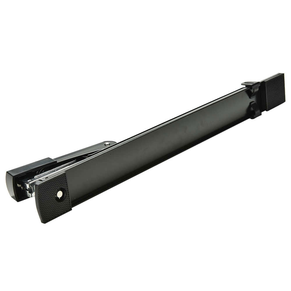 Manual Metal Long Arm Stapler - Black