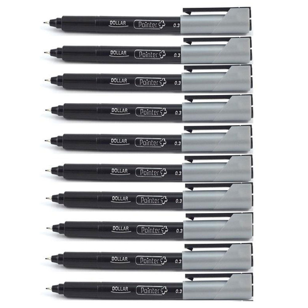 Pointer Black Pack Of 10 Pointers