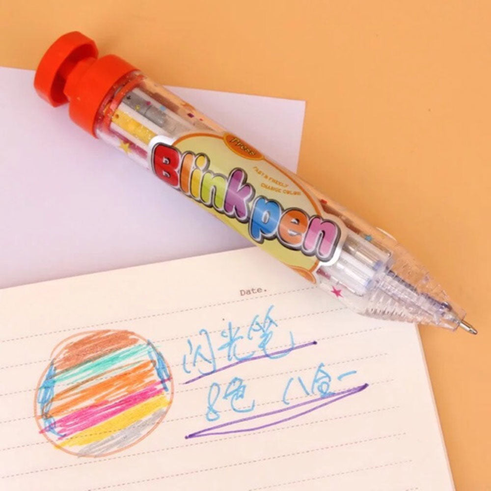 Blink Pen Tattoo Gel Pens Pack - Set Of 8 Colors