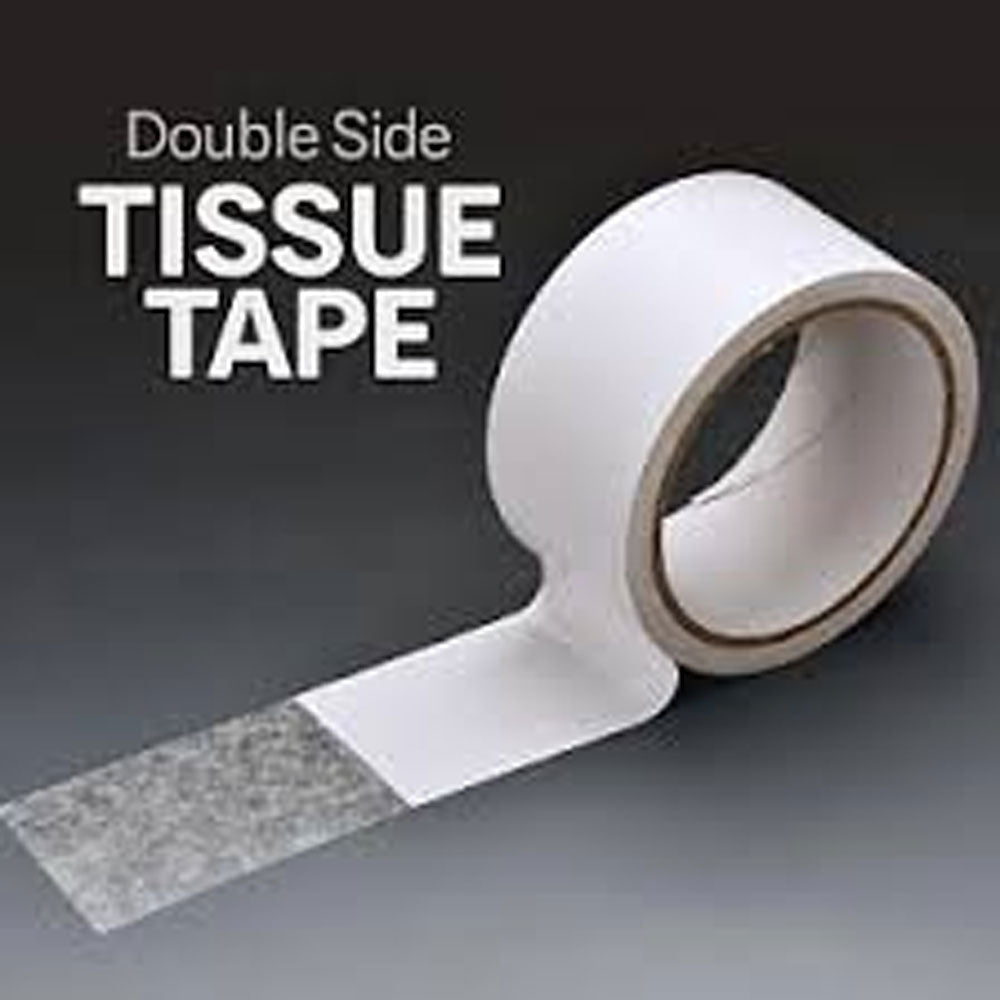 Pack Of 2 - Double Sided Tissue And Double Sided Foam Tape 1 Inch Both