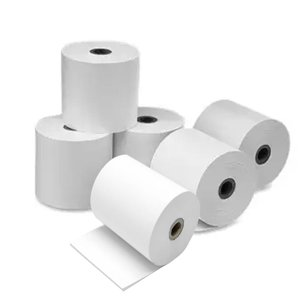 Pack Of 6 - Pos Thermal Printer Roll 79Mm - White