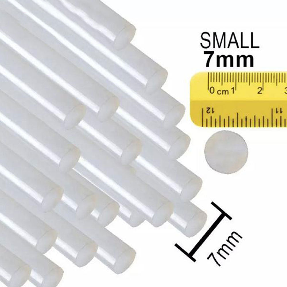 Pack Of 20 - Hot Glue Gun_Sticks 7Mm - White Stick Length (10 Inch Approx)