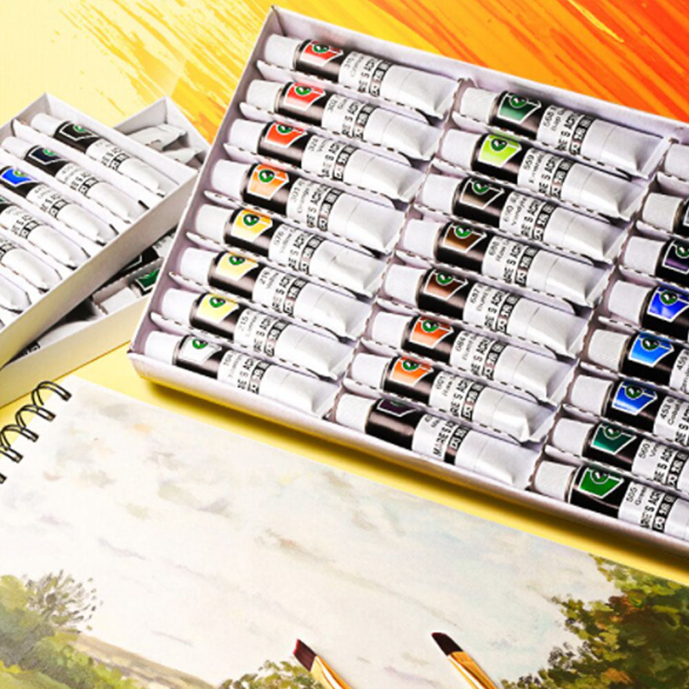 Set of 36pcs - Marie's Acrylic Paints Tubes 12ml each tube