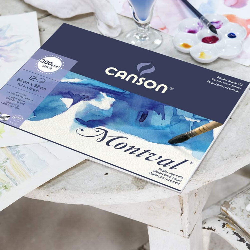 Canson Montval Water Color Pad B4 Size Sketching Pad Sketch Book