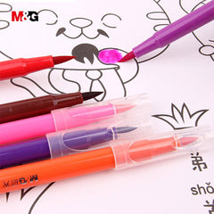M&G Signme Pack Of 24 Dual Tip Watercolor Brush Markers