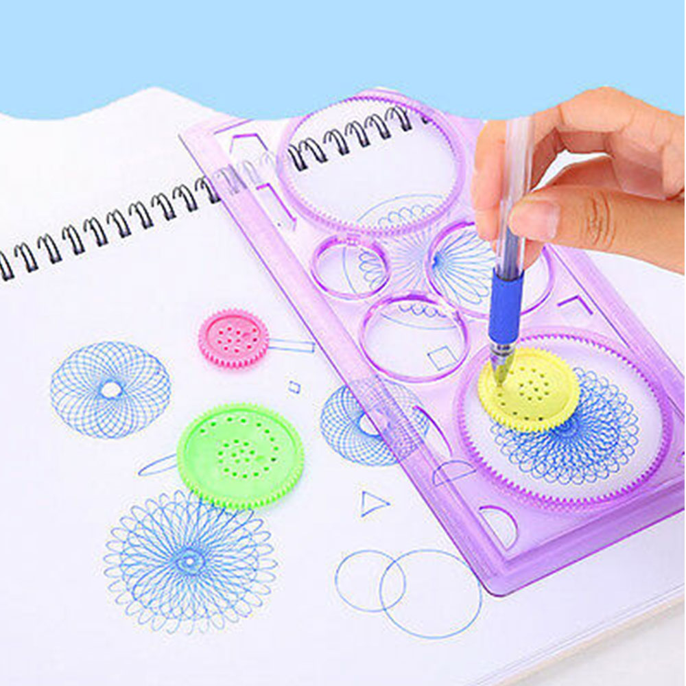 1Pc - Spirograph Geometric Ruler Stencil