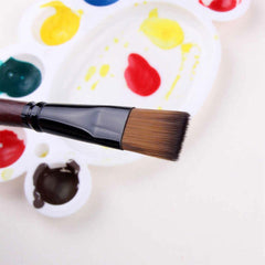 Yinghua Flat Brush Set 6 Pcs
