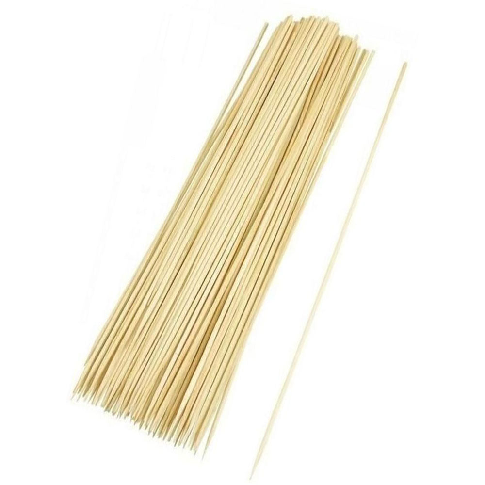 Wooden Bamboo Shashlik Sticks 8Inch- 100 Pcs
