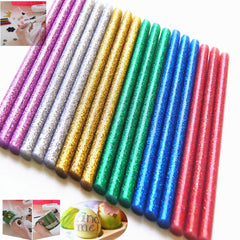 12Pcs For Small Machine 7Mm Thick Glue Gun_Glitter Sticks