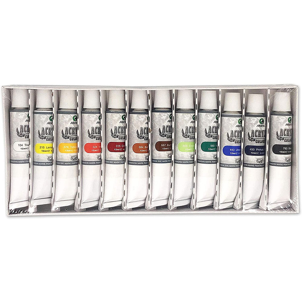 Marie'S Acrylic Color - Pack Of 12