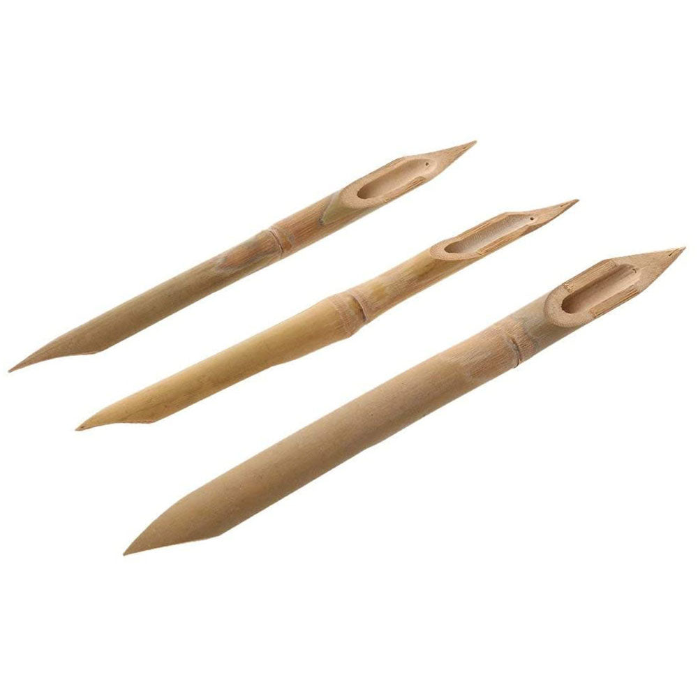 Set Of 3 Bamboo Reed Calligraphy Pens