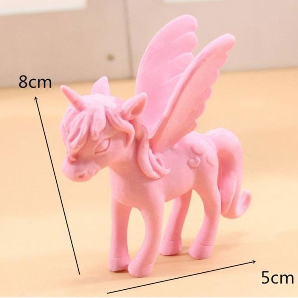 Creative Animal Unicorn Eraser Yz1607 - Pink