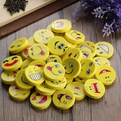 Pack Of 20 - Smiley Face Eraser Cartoon Eraser