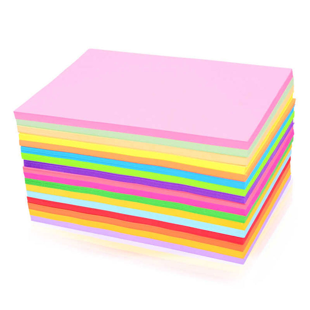 Colour Full File Paper Colour Paper 100 Sheets, Multi Colors - A4 Size – Karachi Stationers