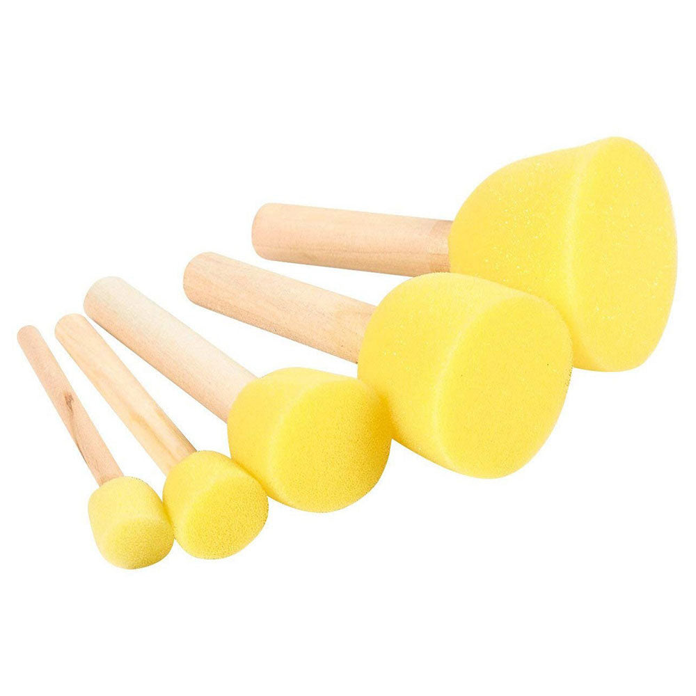 5Pcs Diy Sponge Gbell Drawing Stamp