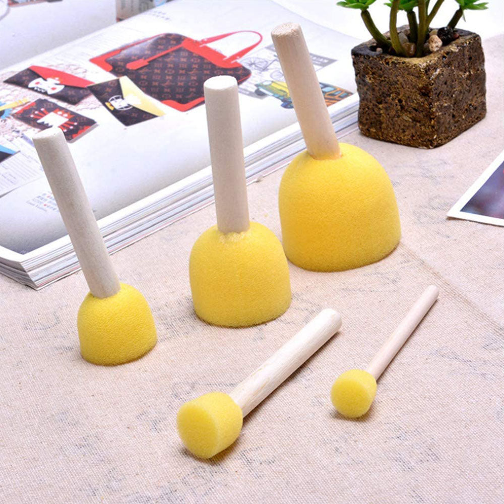 5Pcs Diy Sponge Gbell Drawing Stamp