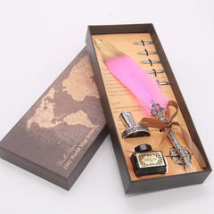 Feather Quill Dip Pen Calligraphy Pen Set